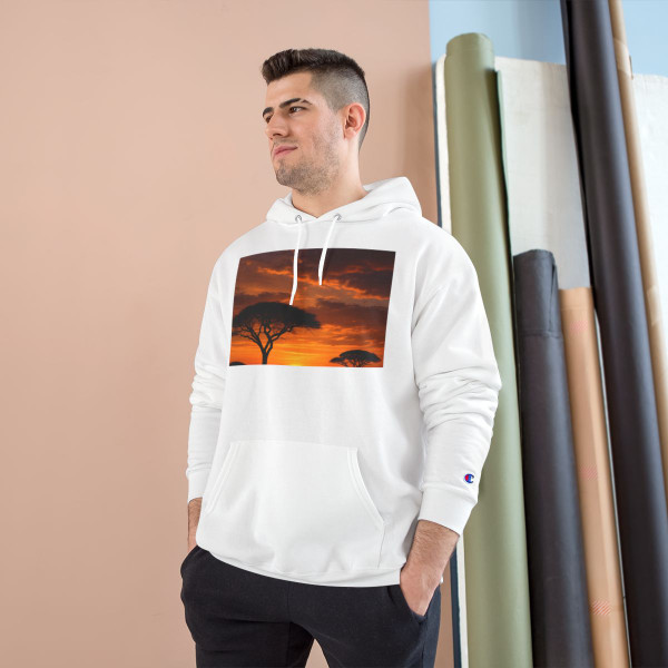 Savanna Sunset Harmony - Champion Hoodie
