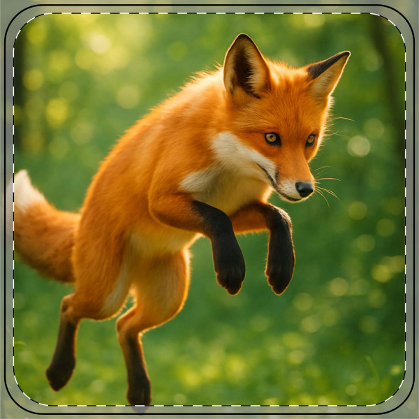 Whimsical Fox Tails - Coaster