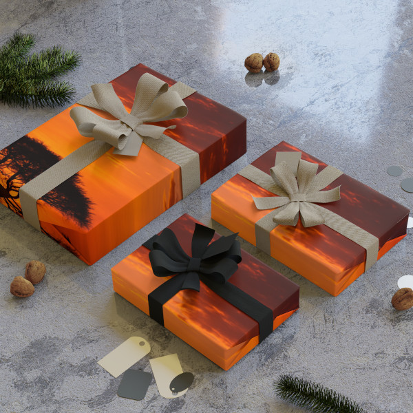 Savanna Sunset Harmony - Gift Wrapping Paper Rolls, 1pc