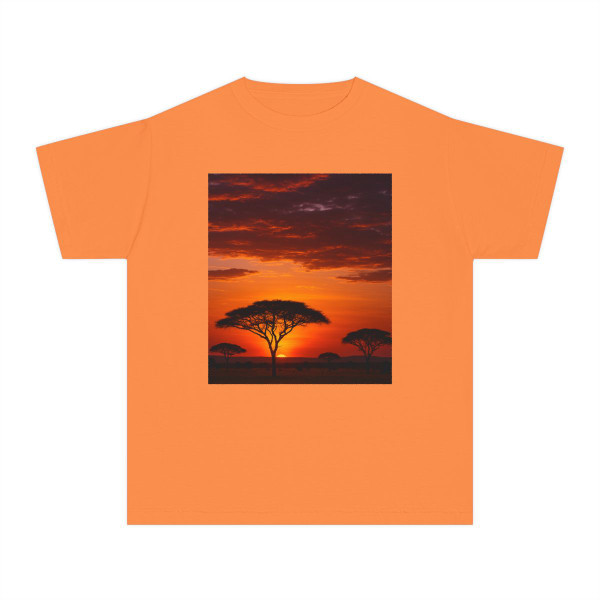 Savanna Sunset Harmony - Youth Midweight Tee Savanna Sunset Harmony - Youth Midweight Tee