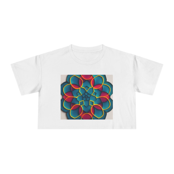 Kaleidoscope Harmony - Women's Crop Tee