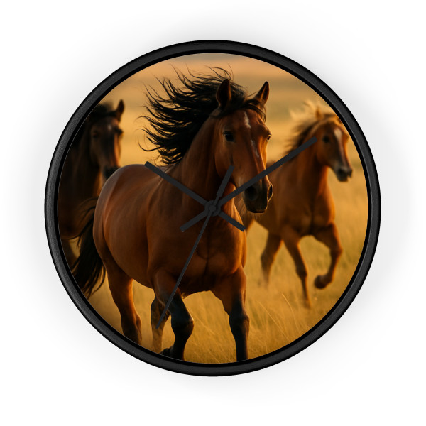 Whispering Winds of the Prairie - Wall Clock