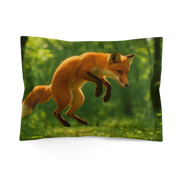 Whimsical Fox Tails - Microfiber Pillow Sham