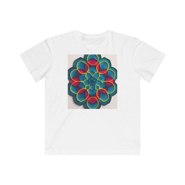Kaleidoscope Harmony - Kids Fine Jersey Tee