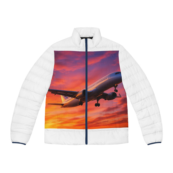 Skyward Bound - Men's Puffer Jacket (AOP) Skyward Bound - Men's Puffer Jacket (AOP)