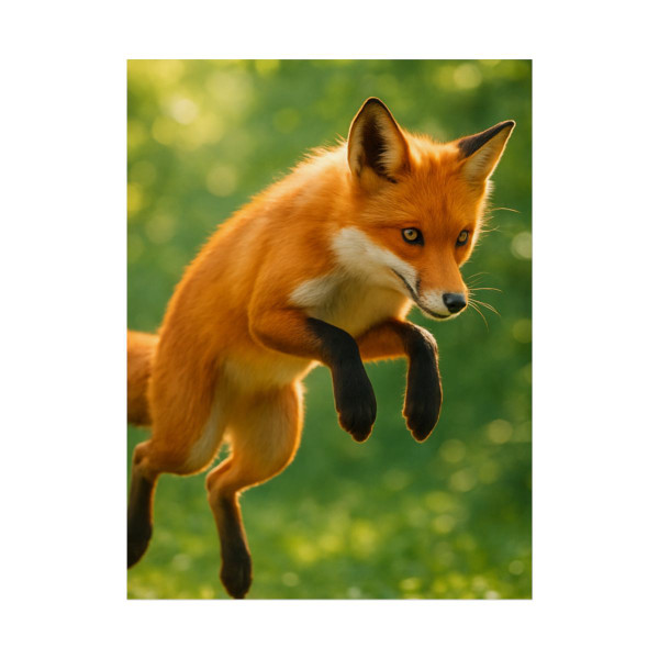 Whimsical Fox Tails - Rolled Posters