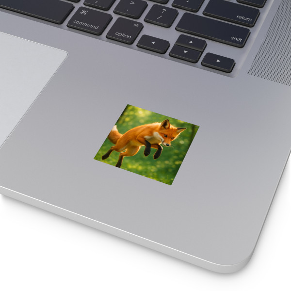 Whimsical Fox Tails - Square Stickers, Indoor\Outdoor