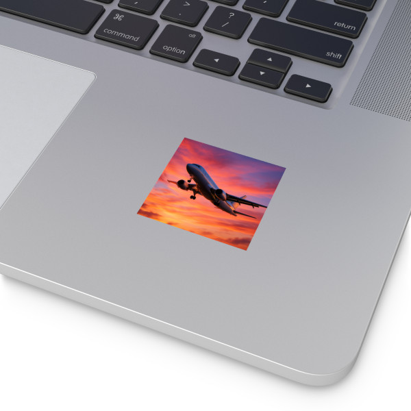 Skyward Bound - Square Vinyl Stickers