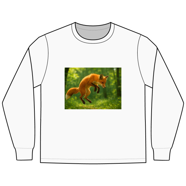 Whimsical Fox Tails - Men's Long Sleeve Tee Whimsical Fox Tails - Men's Long Sleeve Tee