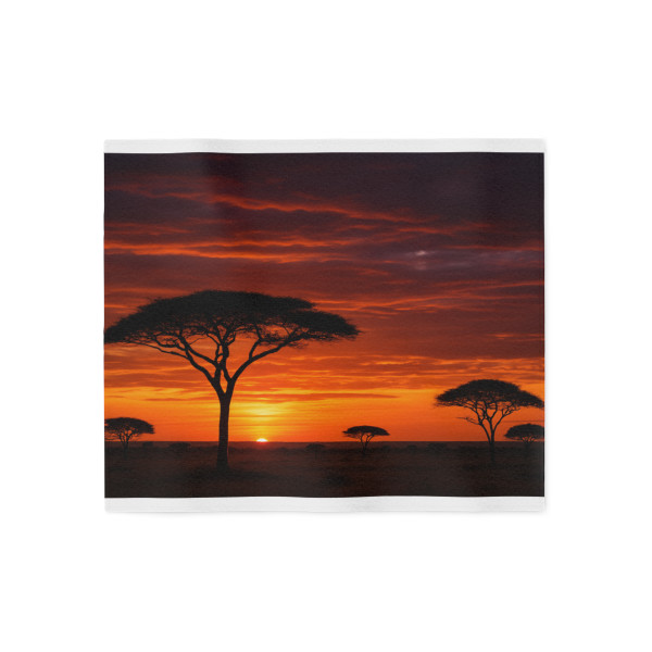 Savanna Sunset Harmony - Sweatshirt Blanket