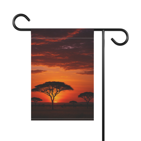 Savanna Sunset Harmony - Garden & House Banner