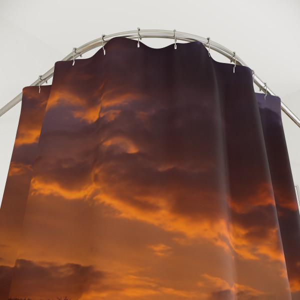 Savanna Sunset Harmony - Shower Curtains