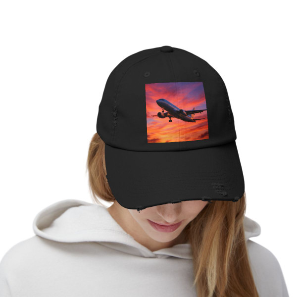 Skyward Bound - Unisex Distressed Cap