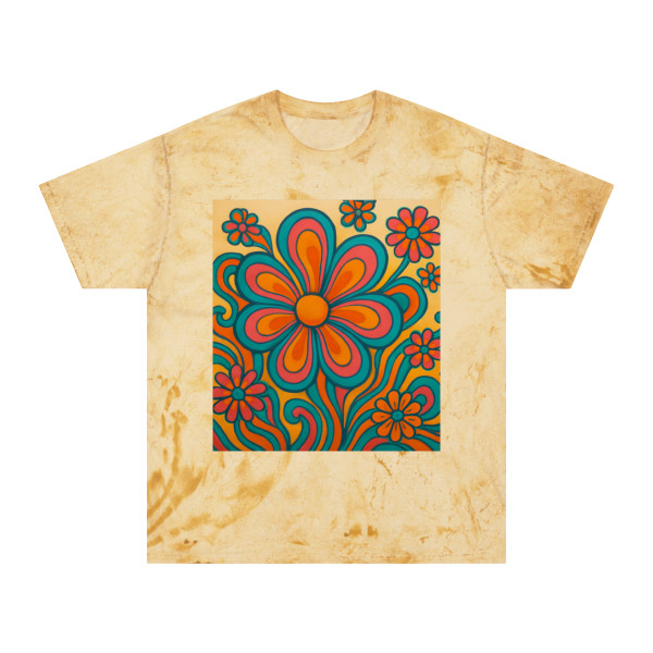 Psychedelic Flower Power - Unisex Color Blast T-Shirt