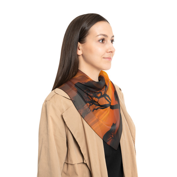 Savanna Sunset Harmony - Poly Scarf