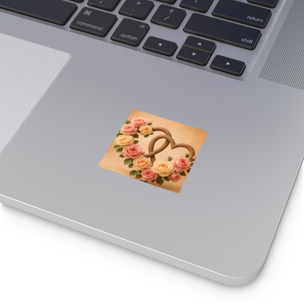 Enduring Love Blossoms - Square Stickers, Indoor\Outdoor
