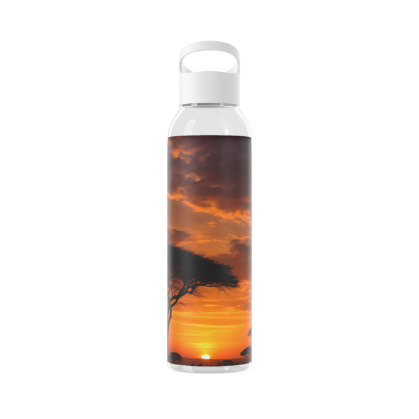 Savanna Sunset Harmony - Sky Water Bottle