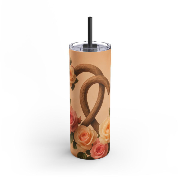 Enduring Love Blossoms - Maars Maker Skinny Matte Tumbler, 20oz