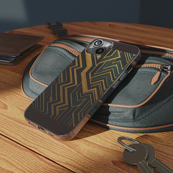 Opulent Geometry - Clear Silicone Phone Cases