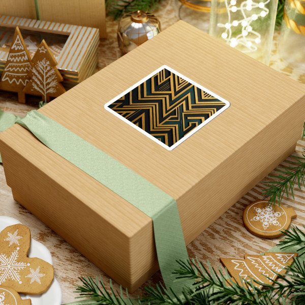 Opulent Geometry - Kiss-Cut Stickers