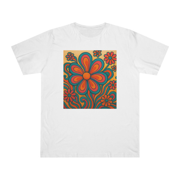 Psychedelic Flower Power - Unisex Deluxe T-shirt 