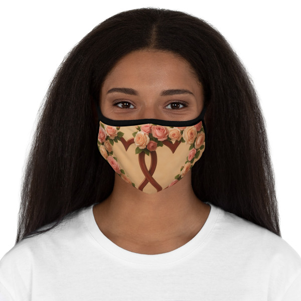Enduring Love Blossoms - Fitted Polyester Face Mask Enduring Love Blossoms - Fitted Polyester Face Mask