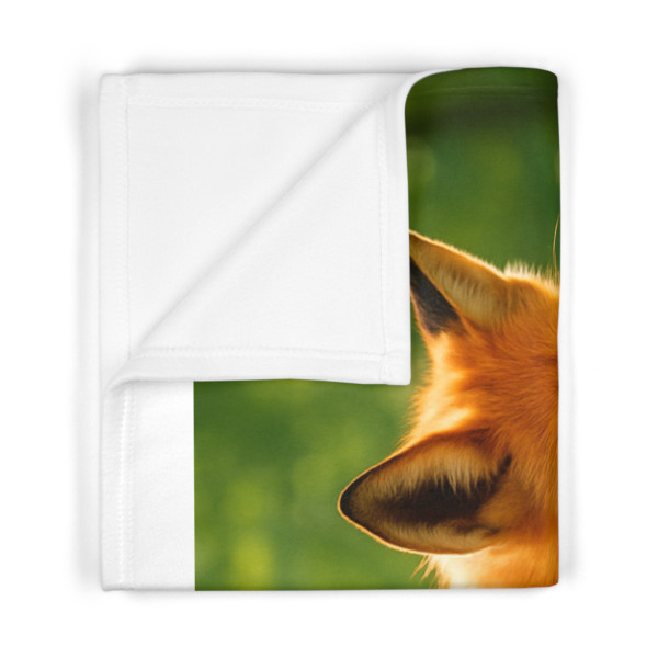 Whimsical Fox Tails - Soft Fleece Baby Blanket