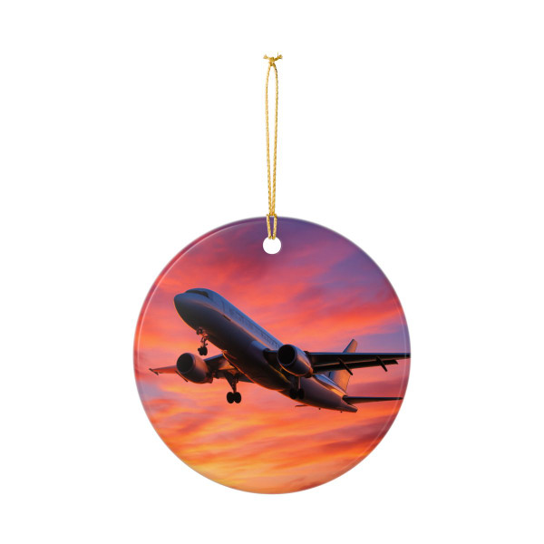 Skyward Bound - Ceramic Ornaments (2-Side Print)