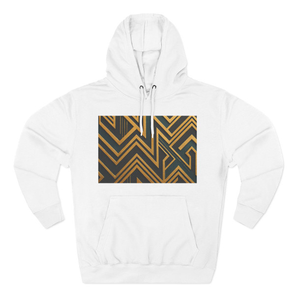Opulent Geometry - Three-Panel Fleece Hoodie Opulent Geometry - Three-Panel Fleece Hoodie