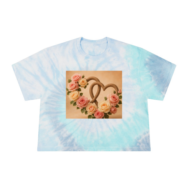 Enduring Love Blossoms - Women's Tie-Dye Crop Tee Enduring Love Blossoms - Women's Tie-Dye Crop Tee