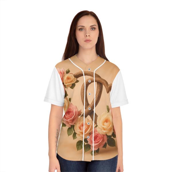 Enduring Love Blossoms - Women's Baseball Jersey (AOP) Enduring Love Blossoms - Women's Baseball Jersey (AOP)