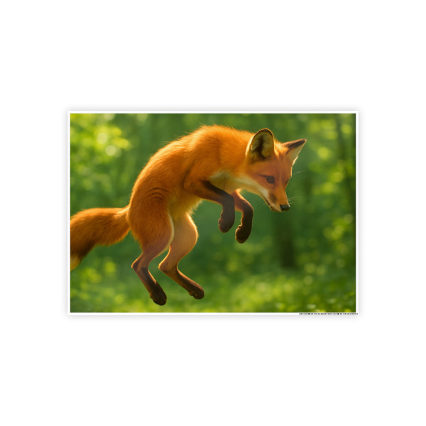 Whimsical Fox Tails - Gloss Posters
