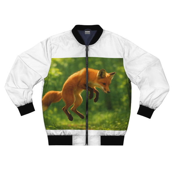 Whimsical Fox Tails - Men's Bomber Jacket (AOP)