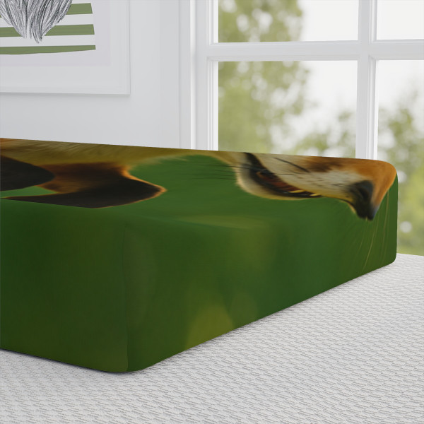 Whimsical Fox Tails - Baby Changing Pad Cover