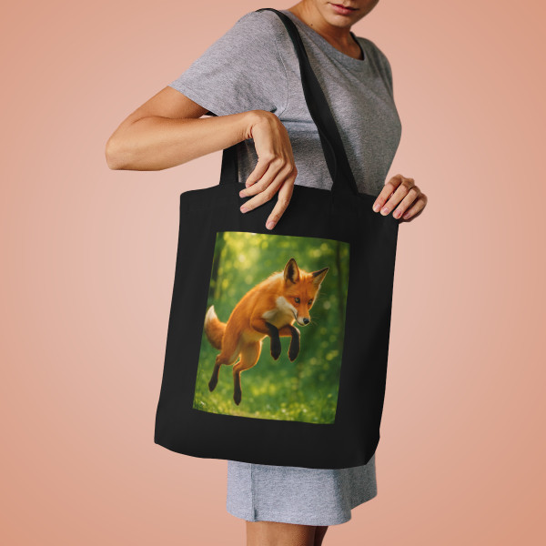 Whimsical Fox Tails - Cotton Tote Bag Whimsical Fox Tails - Cotton Tote Bag