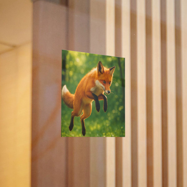 Whimsical Fox Tails - Die-Cut Stickers, (DTF)