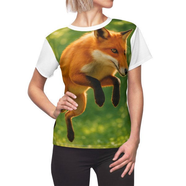 Whimsical Fox Tails - Women's Cut & Sew Tee (AOP)