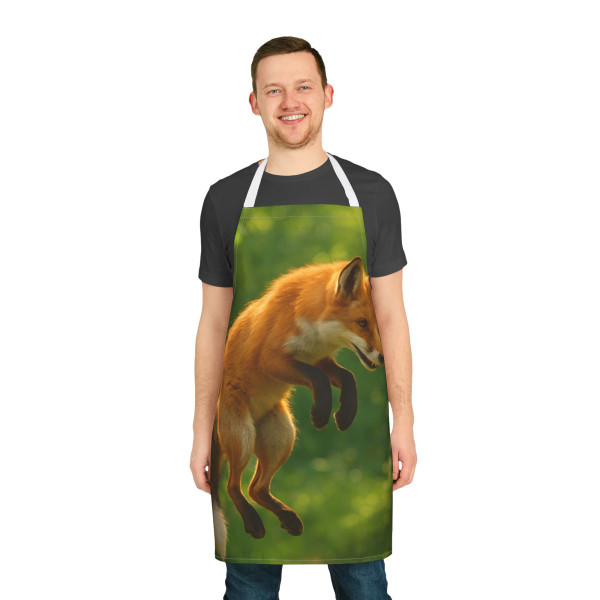 Whimsical Fox Tails - Apron, 5-Color Straps (AOP)