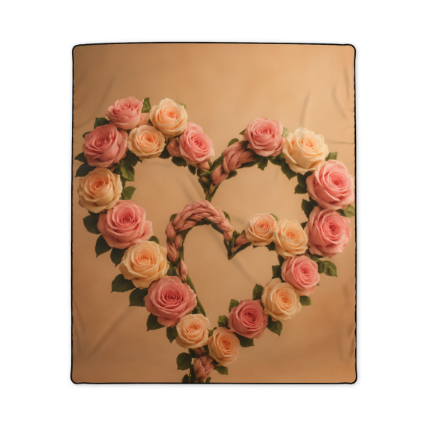 Enduring Love Blossoms - Polyester Blanket