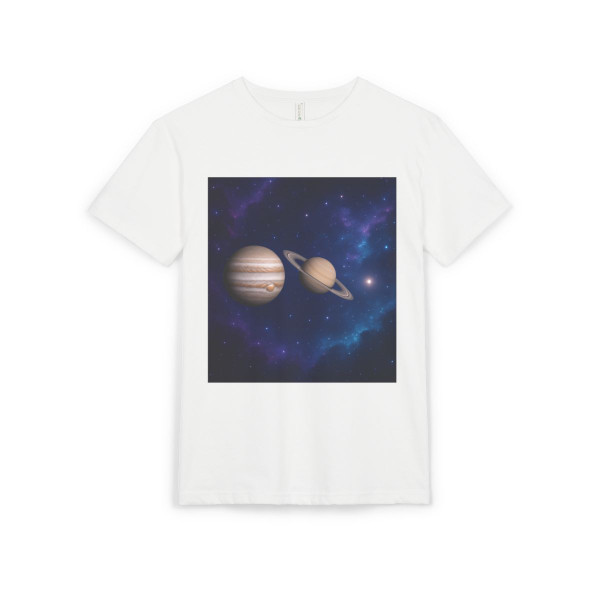 Celestial Convergence - Unisex Sueded T-Shirt