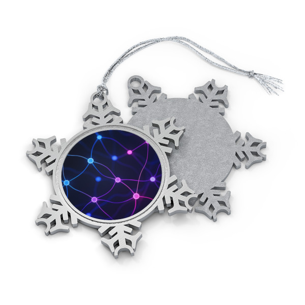 Digital Mindscape - Pewter Snowflake Ornament