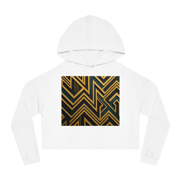 Opulent Geometry - Women’s Cropped Hooded Sweatshirt