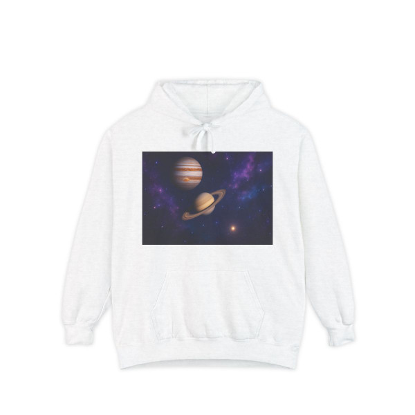 Celestial Convergence - Unisex Garment-Dyed Hoodie