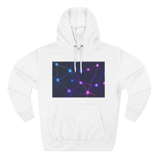 Digital Mindscape - Three-Panel Fleece Hoodie Digital Mindscape - Three-Panel Fleece Hoodie
