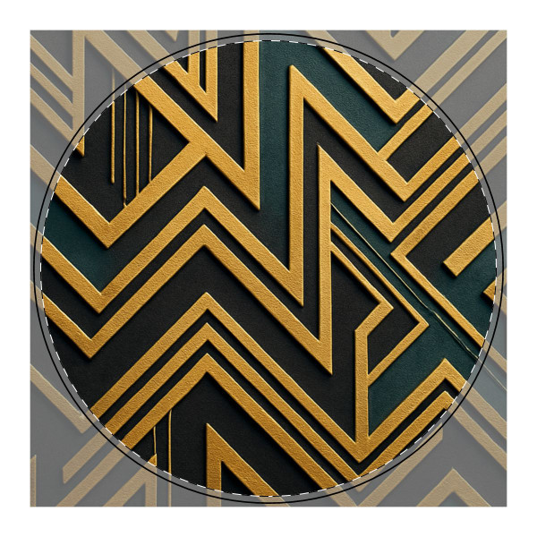 Opulent Geometry - PU Leather Mouse Mat