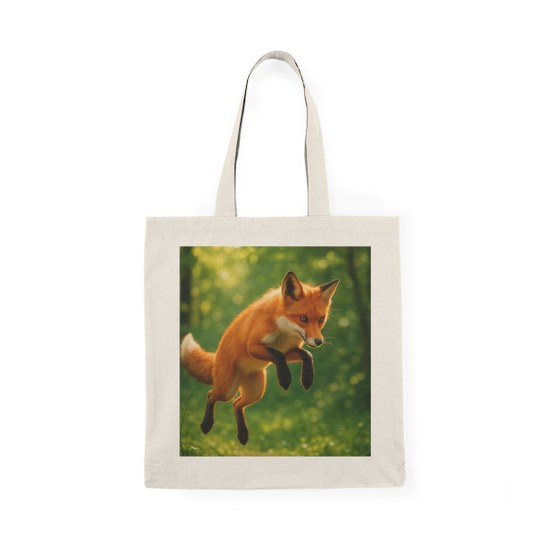 Whimsical Fox Tails - Natural Tote Bag Whimsical Fox Tails - Natural Tote Bag