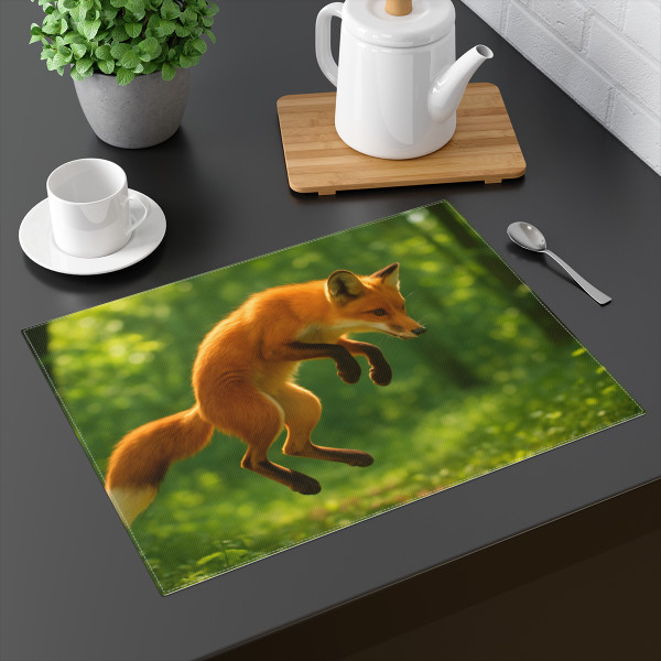 Whimsical Fox Tails - Placemat, 1pc