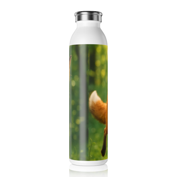 Whimsical Fox Tails - Slim Water Bottle