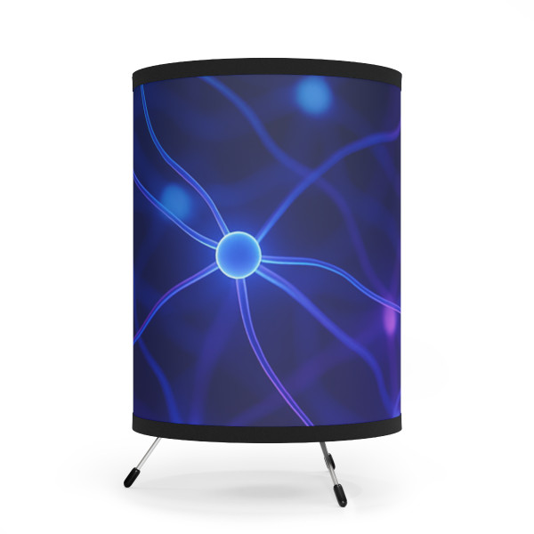 Digital Mindscape - Tripod Lamp with High-Res Printed Shade, US\CA plug