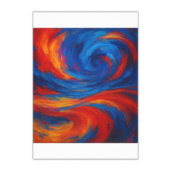 Palette of Dreams - Gift Wrapping Paper Sheets, 1pc